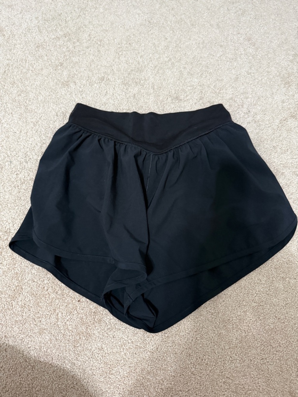 aerie Black Cross-Front High-Waist Skort - Picture 2 of 3